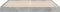 vidaXL - Bedframe - bewerkt - hout - betongrijs - 200x200 - cm