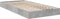 vidaXL - Bedframe - bewerkt - hout - betongrijs - 75x190 - cm