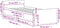 vidaXL - Bedframe - bewerkt - hout - betongrijs - 75x190 - cm
