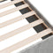 vidaXL - Bedframe - bewerkt - hout - betongrijs - 75x190 - cm