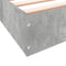 vidaXL - Bedframe - bewerkt - hout - betongrijs - 75x190 - cm