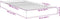 vidaXL - Bedframe - bewerkt - hout - betongrijs - 90x190 - cm