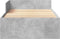 vidaXL - Bedframe - bewerkt - hout - betongrijs - 90x190 - cm