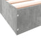 vidaXL - Bedframe - bewerkt - hout - betongrijs - 90x190 - cm