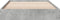 vidaXL - Bedframe - bewerkt - hout - betongrijs - 90x200 - cm