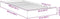 vidaXL - Bedframe - bewerkt - hout - betongrijs - 90x200 - cm