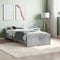 vidaXL - Bedframe - bewerkt - hout - betongrijs - 90x200 - cm