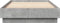 vidaXL - Bedframe - bewerkt - hout - betongrijs - 90x200 - cm