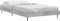 vidaXL - Bedframe - bewerkt - hout - betongrijs - 90x200 - cm