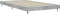 vidaXL - Bedframe - bewerkt - hout - betongrijs - 90x200 - cm