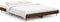 vidaXL - Bedframe - bewerkt - hout - bruin - eikenkleur - 135x190 - cm