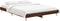 vidaXL - Bedframe - bewerkt - hout - bruin - eikenkleur - 135x190 - cm