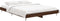vidaXL - Bedframe - bewerkt - hout - bruin - eikenkleur - 135x190 - cm