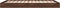 vidaXL - Bedframe - bewerkt - hout - bruin - eikenkleur - 135x190 - cm