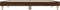 vidaXL - Bedframe - bewerkt - hout - bruin - eikenkleur - 135x190 - cm