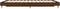 vidaXL - Bedframe - bewerkt - hout - bruin - eikenkleur - 135x190 - cm
