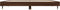vidaXL - Bedframe - bewerkt - hout - bruin - eikenkleur - 135x190 - cm