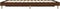 vidaXL - Bedframe - bewerkt - hout - bruin - eikenkleur - 135x190 - cm