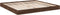 vidaXL - Bedframe - bewerkt - hout - bruin - eikenkleur - 200x200 - cm