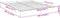 vidaXL - Bedframe - bewerkt - hout - bruin - eikenkleur - 200x200 - cm
