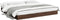 vidaXL - Bedframe - bewerkt - hout - bruin - eikenkleur - 200x200 - cm