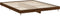 vidaXL - Bedframe - bewerkt - hout - bruin - eikenkleur - 200x200 - cm