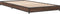vidaXL - Bedframe - bewerkt - hout - en - metaal - bruin - eikenkleurig - 100x200 - cm