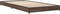vidaXL - Bedframe - bewerkt - hout - en - metaal - bruin - eikenkleurig - 90x190 - cm