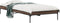vidaXL - Bedframe - bewerkt - hout - en - metaal - bruin - eikenkleurig - 90x190 - cm