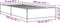 vidaXL - Bedframe - bewerkt - hout - en - metaal - bruin - eikenkleurig - 75x190 - cm