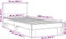 vidaXL - Bedframe - bewerkt - hout - en - metaal - bruin - eikenkleurig - 90x200 - cm