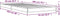 vidaXL - Bedframe - bewerkt - hout - en - metaal - bruin - eikenkleurig - 90x200 - cm