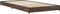 vidaXL - Bedframe - bewerkt - hout - en - metaal - bruin - eikenkleurig - 75x190 - cm