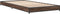 vidaXL - Bedframe - bewerkt - hout - en - metaal - bruin - eikenkleurig - 90x200 - cm