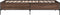 vidaXL - Bedframe - bewerkt - hout - en - metaal - bruin - eikenkleurig - 90x190 - cm