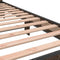 vidaXL - Bedframe - bewerkt - hout - en - metaal - bruin - eikenkleurig - 100x200 - cm
