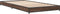 vidaXL - Bedframe - bewerkt - hout - en - metaal - bruin - eikenkleurig - 75x190 - cm