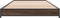 vidaXL - Bedframe - bewerkt - hout - en - metaal - bruin - eikenkleurig - 100x200 - cm