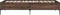 vidaXL - Bedframe - bewerkt - hout - en - metaal - bruin - eikenkleurig - 90x200 - cm