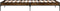 vidaXL - Bedframe - bewerkt - hout - en - metaal - gerookt - eikenkleurig - 90x190 - cm