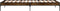 vidaXL - Bedframe - bewerkt - hout - en - metaal - gerookt - eikenkleurig - 100x200 - cm