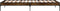 vidaXL - Bedframe - bewerkt - hout - en - metaal - gerookt - eikenkleurig - 75x190 - cm