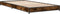 vidaXL - Bedframe - bewerkt - hout - en - metaal - gerookt - eikenkleurig - 75x190 - cm