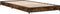 vidaXL - Bedframe - bewerkt - hout - en - metaal - gerookt - eikenkleurig - 75x190 - cm