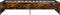 vidaXL - Bedframe - bewerkt - hout - en - metaal - gerookt - eikenkleurig - 100x200 - cm