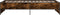vidaXL - Bedframe - bewerkt - hout - en - metaal - gerookt - eikenkleurig - 90x200 - cm