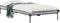 vidaXL - Bedframe - bewerkt - hout - en - metaal - grijs - sonoma - eiken - 100x200 - cm
