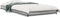 vidaXL - Bedframe - bewerkt - hout - en - metaal - grijs - sonoma - eiken - 75x190 - cm
