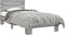 vidaXL - Bedframe - bewerkt - hout - en - metaal - grijs - sonoma - eiken - 90x190 - cm