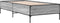 vidaXL - Bedframe - bewerkt - hout - en - metaal - grijs - sonoma - eiken - 90x200 - cm